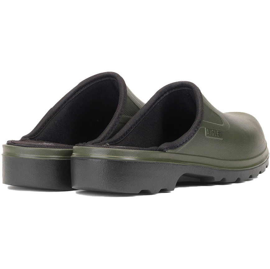 Aigle Taden 2 Mens Ultra-Leicht Clogs NB5516 - Khaki / Schwarz